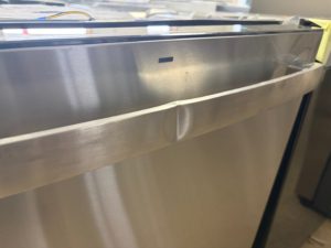 stainless steel dishwasher with a dent - Appliance Solutions scratch and dent appliances Blaine MN